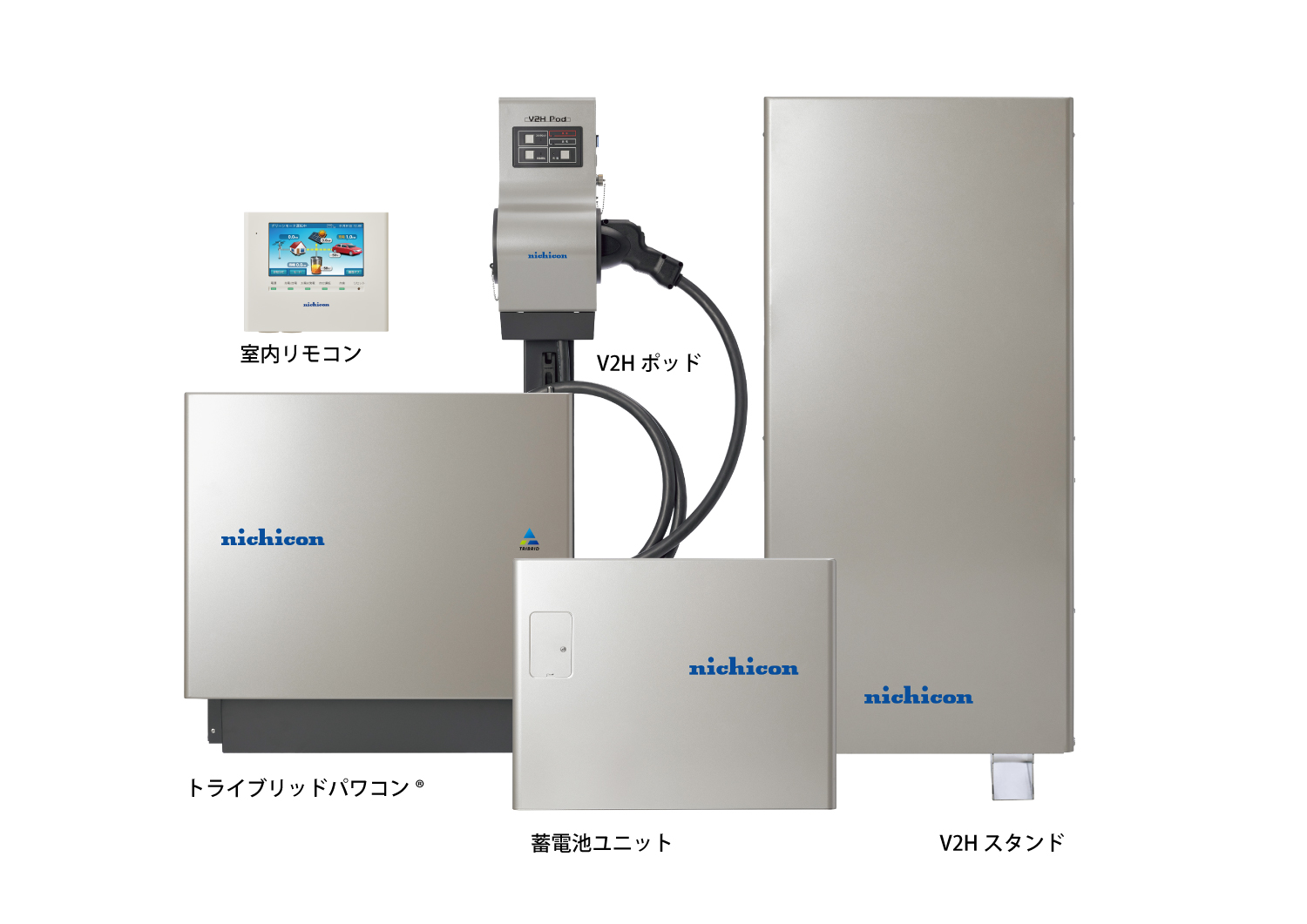 ESS-T3シリーズ / トライブリッド / 全負荷 / 屋内 / 屋外 / 3.1kWh~5.0kWh / V2H